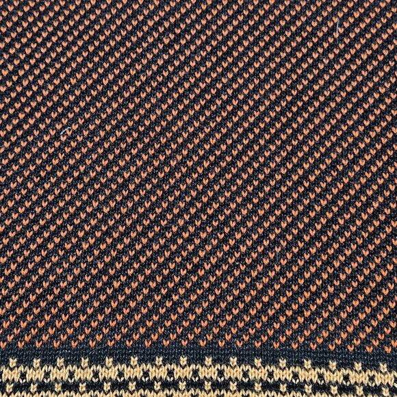 Skovhuus Danish Designer Vibrant Striped Knit Short Sleeve Stylish Sweater Dress - Picture 9 of 13